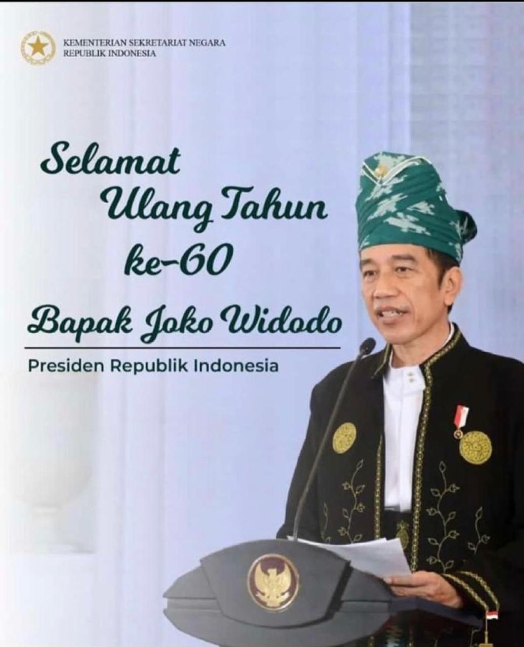 Berbagai Kalangan Ucapkan Doa dan Harapan Untuk Hari Ulang Tahun Jokowi ke-60 Hari Ini